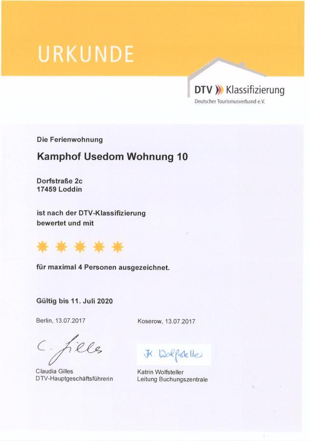 Kamphof Usedom Ferienanlage 洛丁 外观 照片